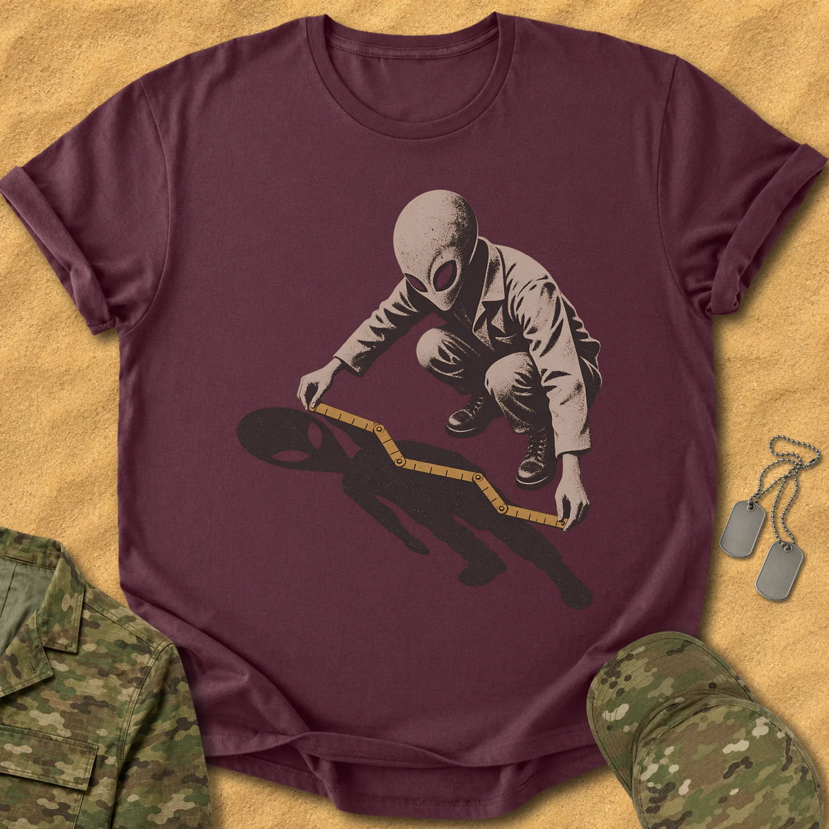 T-Shirt Measuring the Unfamiliar T-Shirt