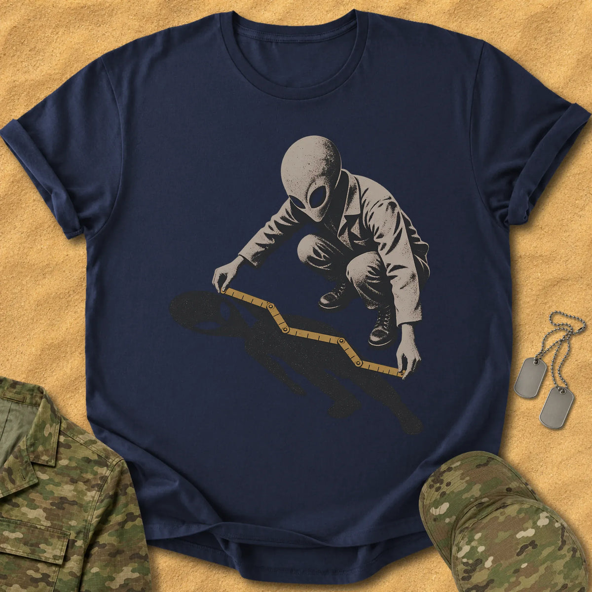 T-Shirt Measuring the Unfamiliar T-Shirt