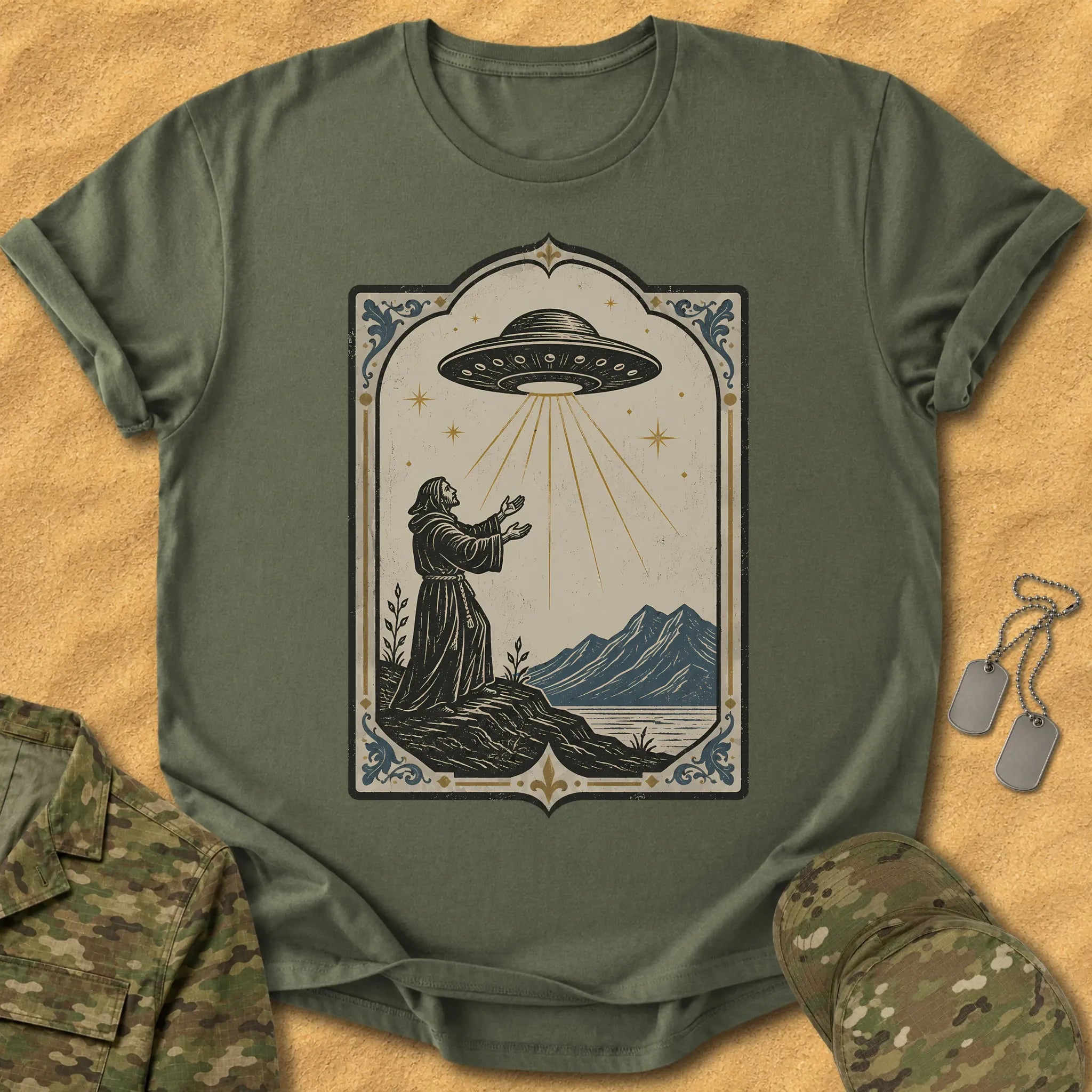 T-Shirt Medieval Contact Icon T-Shirt