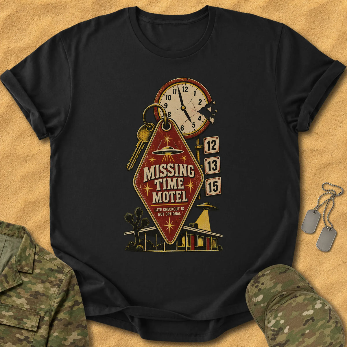 T-Shirt Missing Time Motel T-Shirt