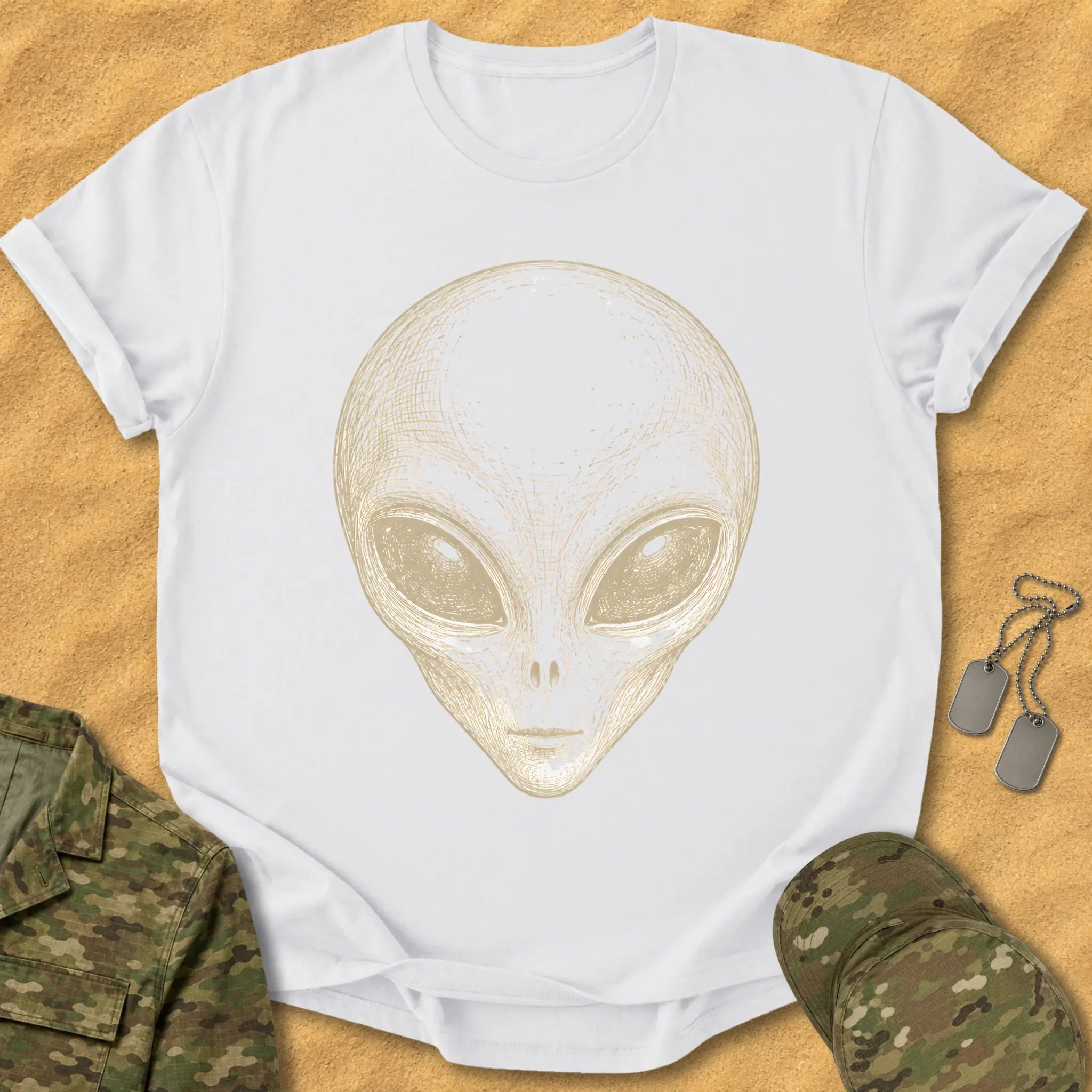 T-Shirt Monochrome Alien T-Shirt