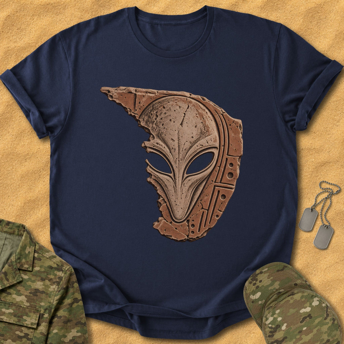 T-Shirt Face Excavation T-Shirt
