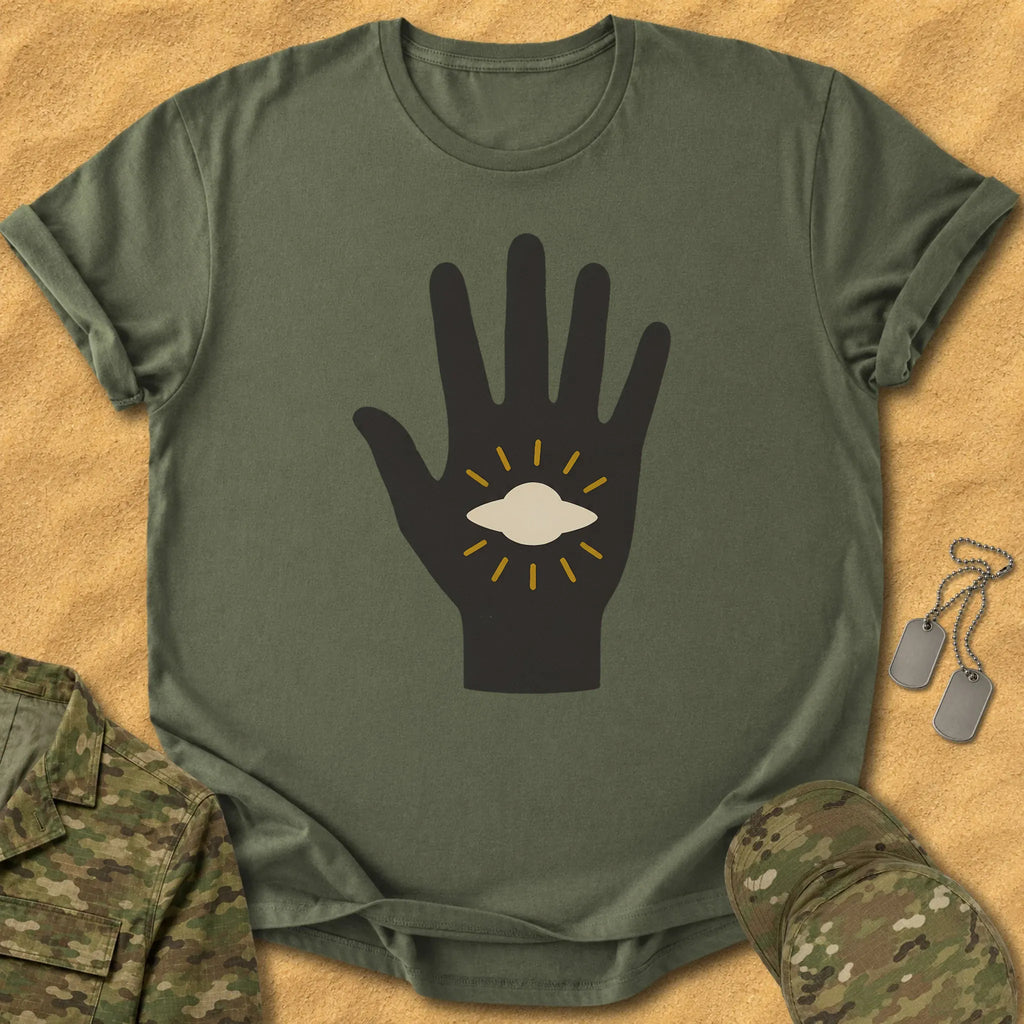 T-Shirt Proof in Hand T-Shirt