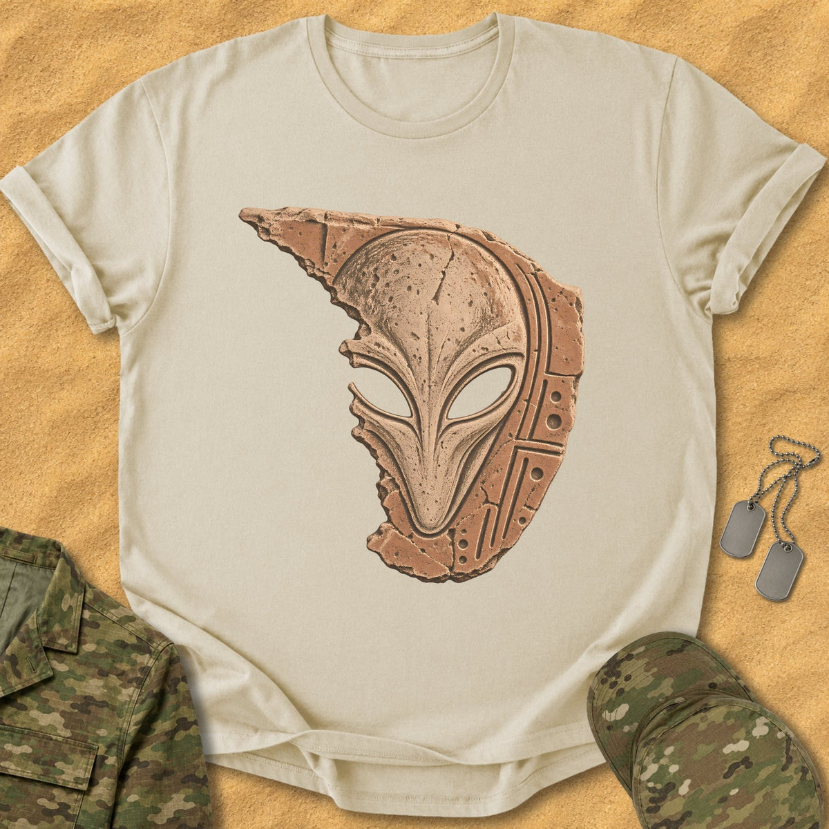 T-Shirt Face Excavation T-Shirt