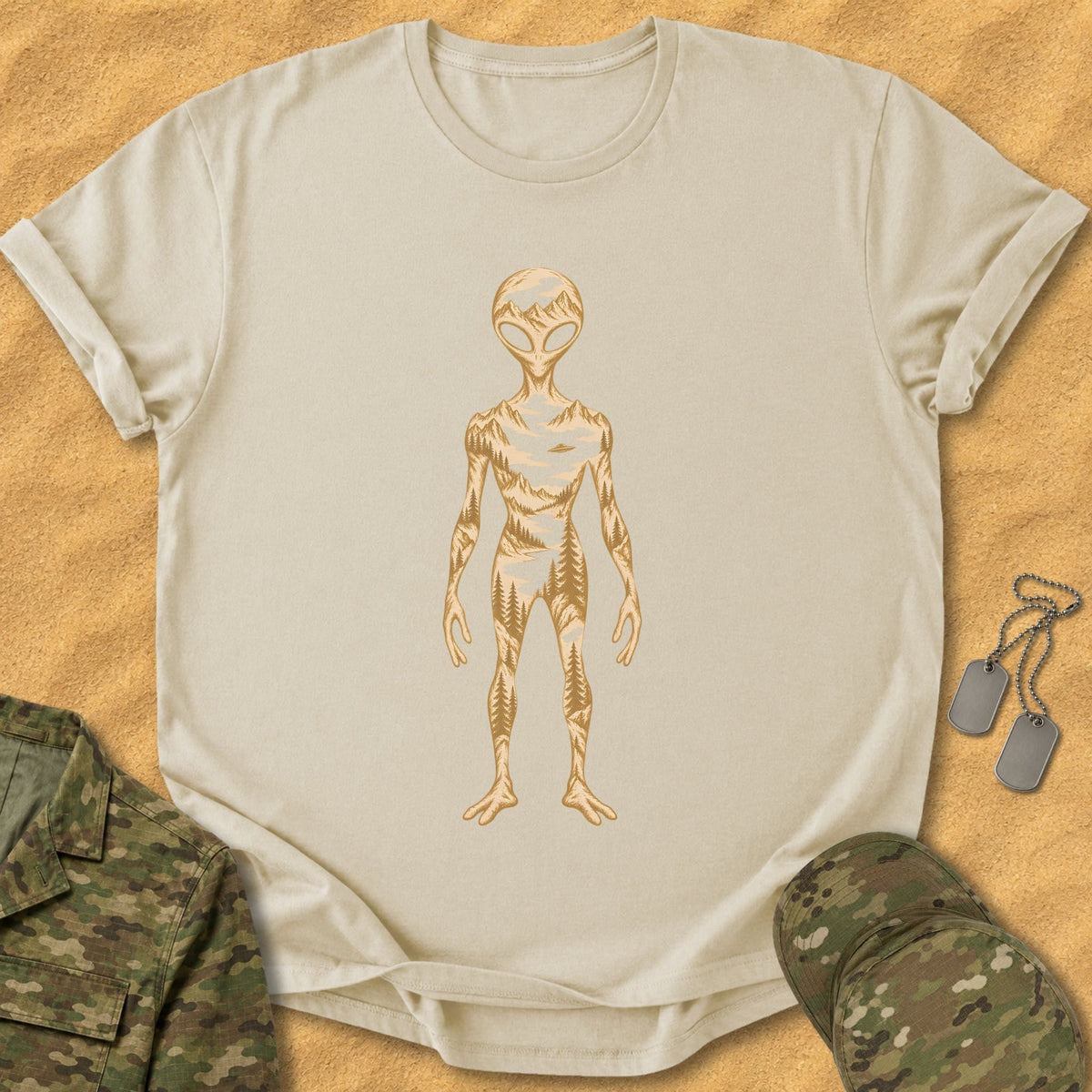 T-Shirt Standing Valley Alien T-Shirt
