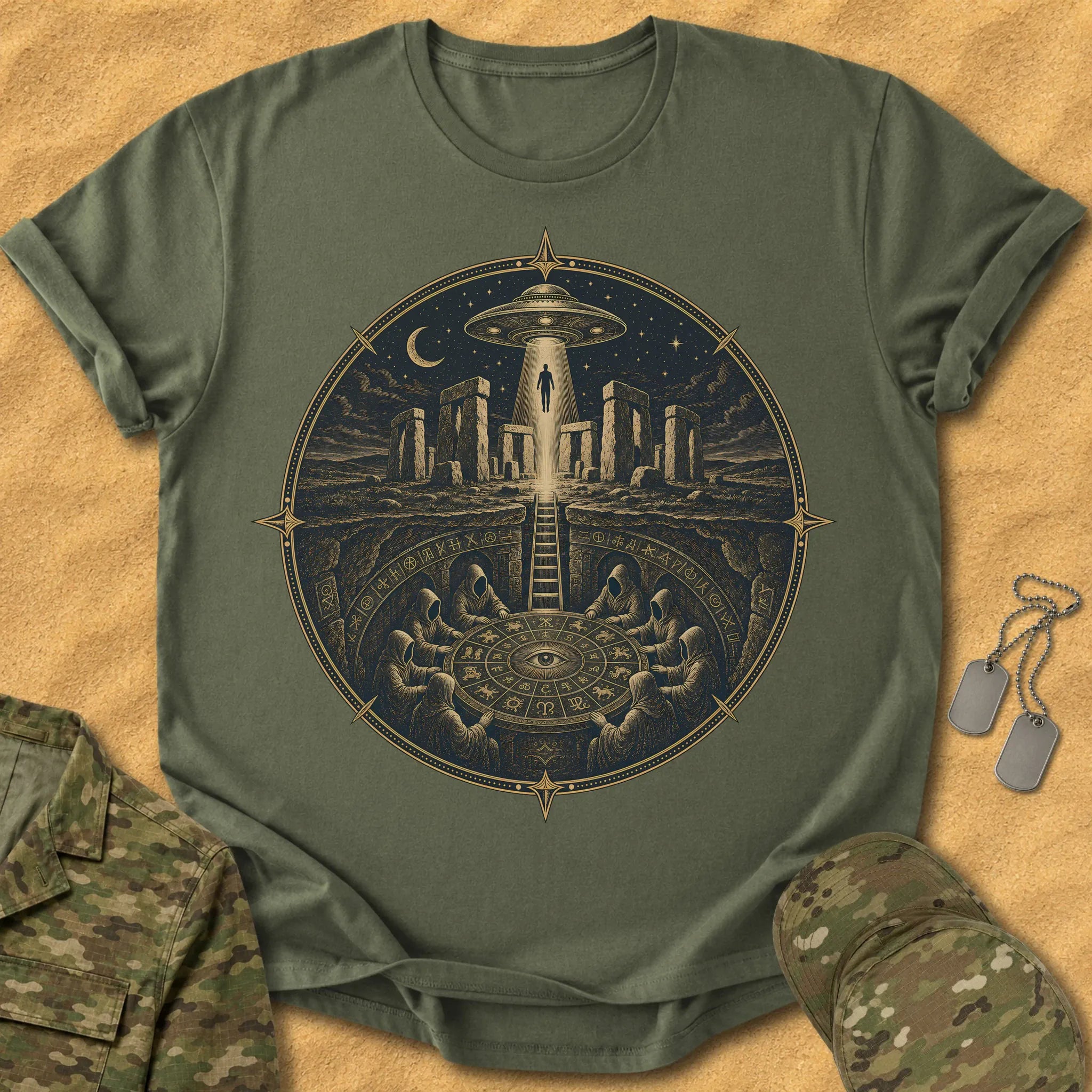 T-Shirt Stone Henge Ceremony T-Shirt