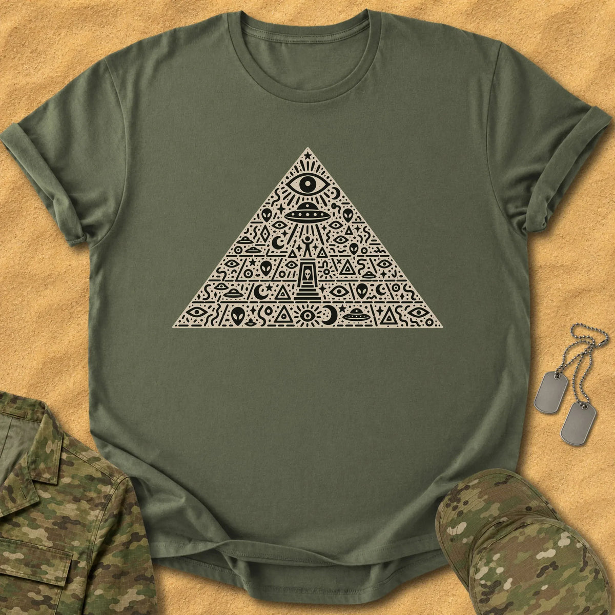 T-Shirt Symbol Pyramid T-Shirt