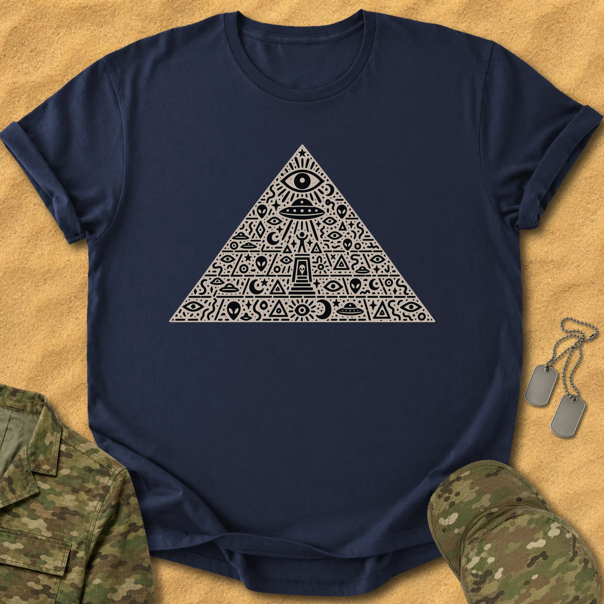 T-Shirt Symbol Pyramid T-Shirt