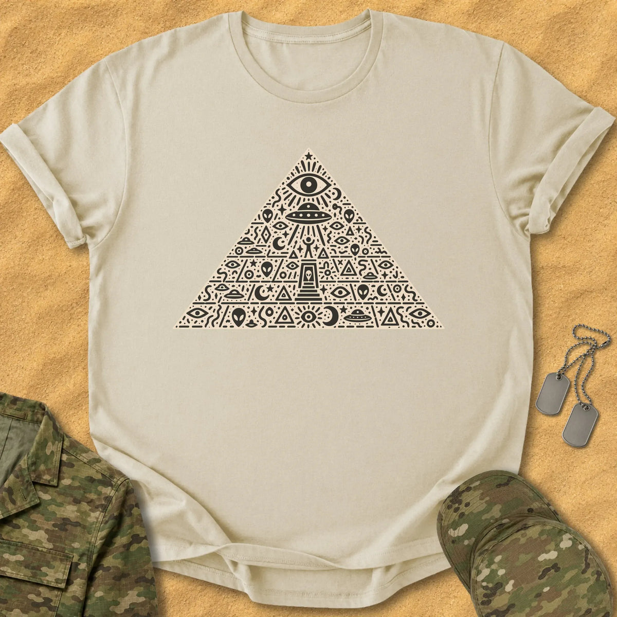 T-Shirt Symbol Pyramid T-Shirt