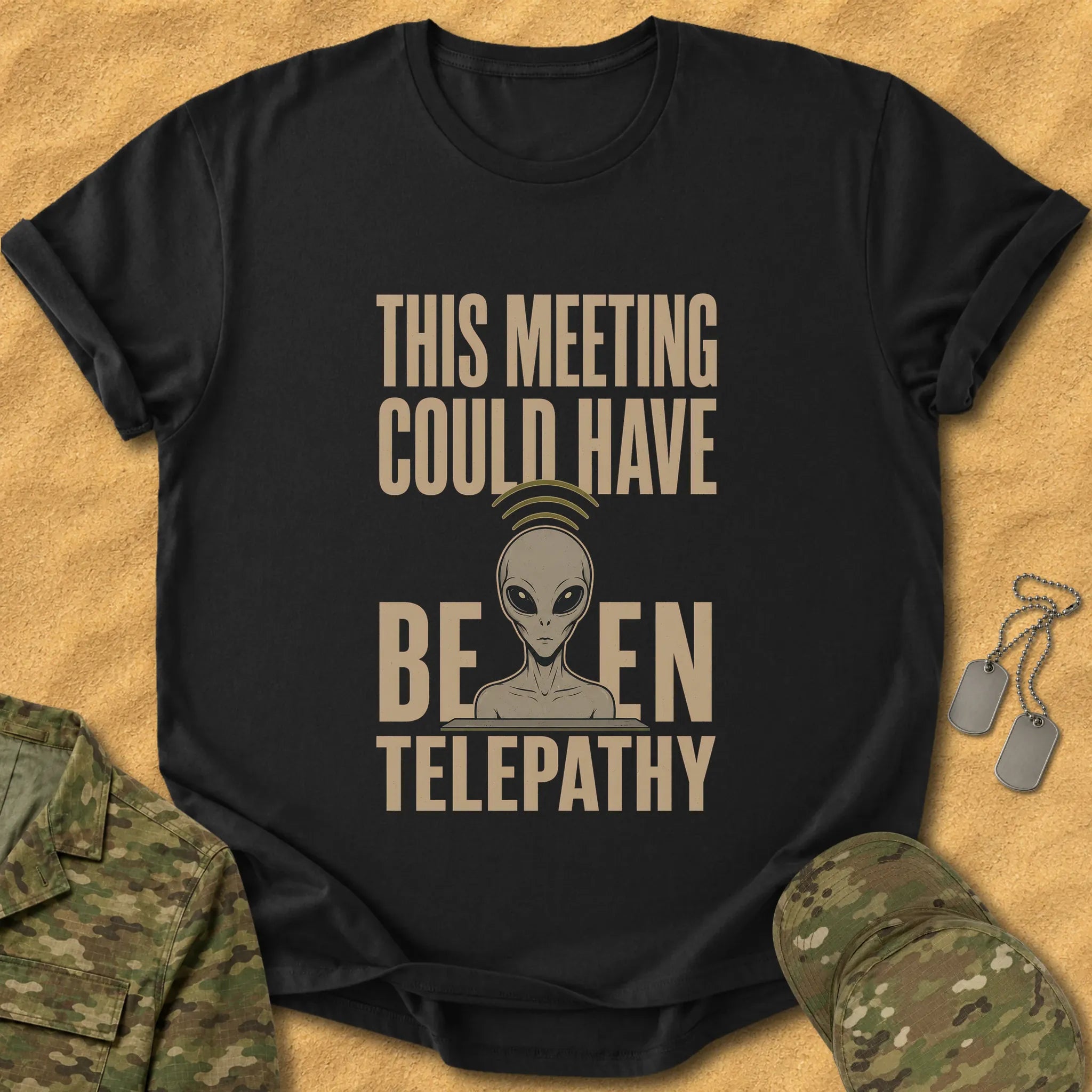 T-Shirt Telepathy Meeting T-Shirt
