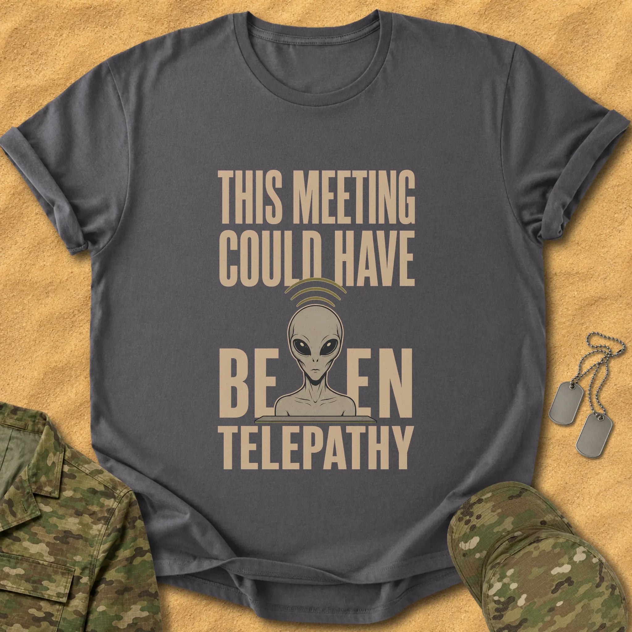 T-Shirt Telepathy Meeting T-Shirt