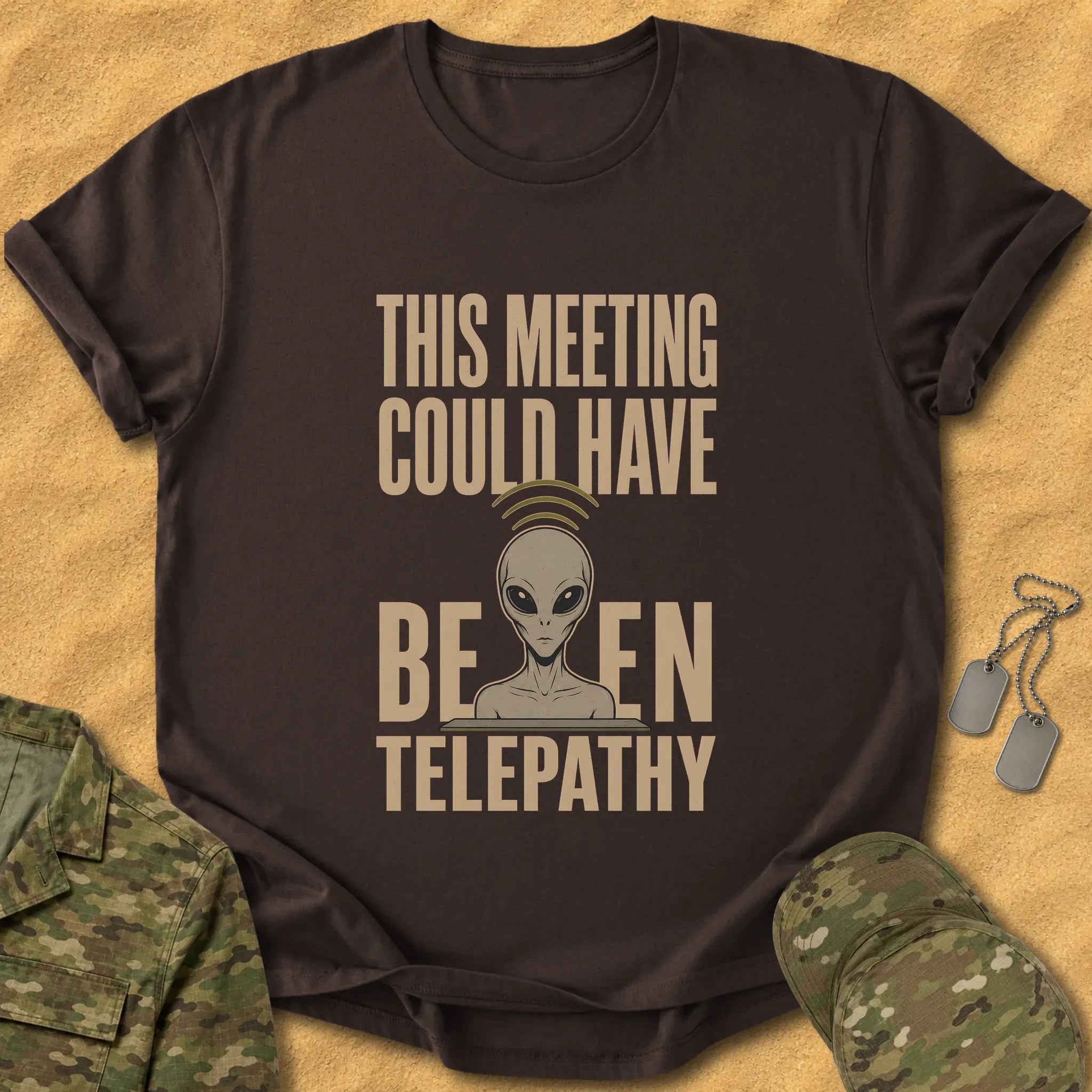 T-Shirt Telepathy Meeting T-Shirt