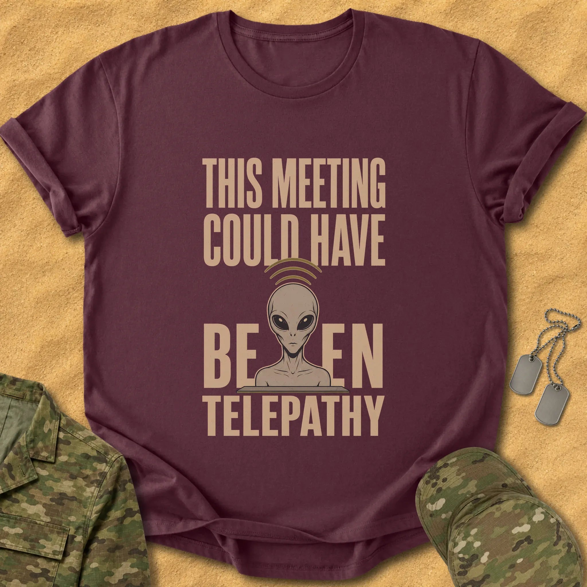 T-Shirt Telepathy Meeting T-Shirt