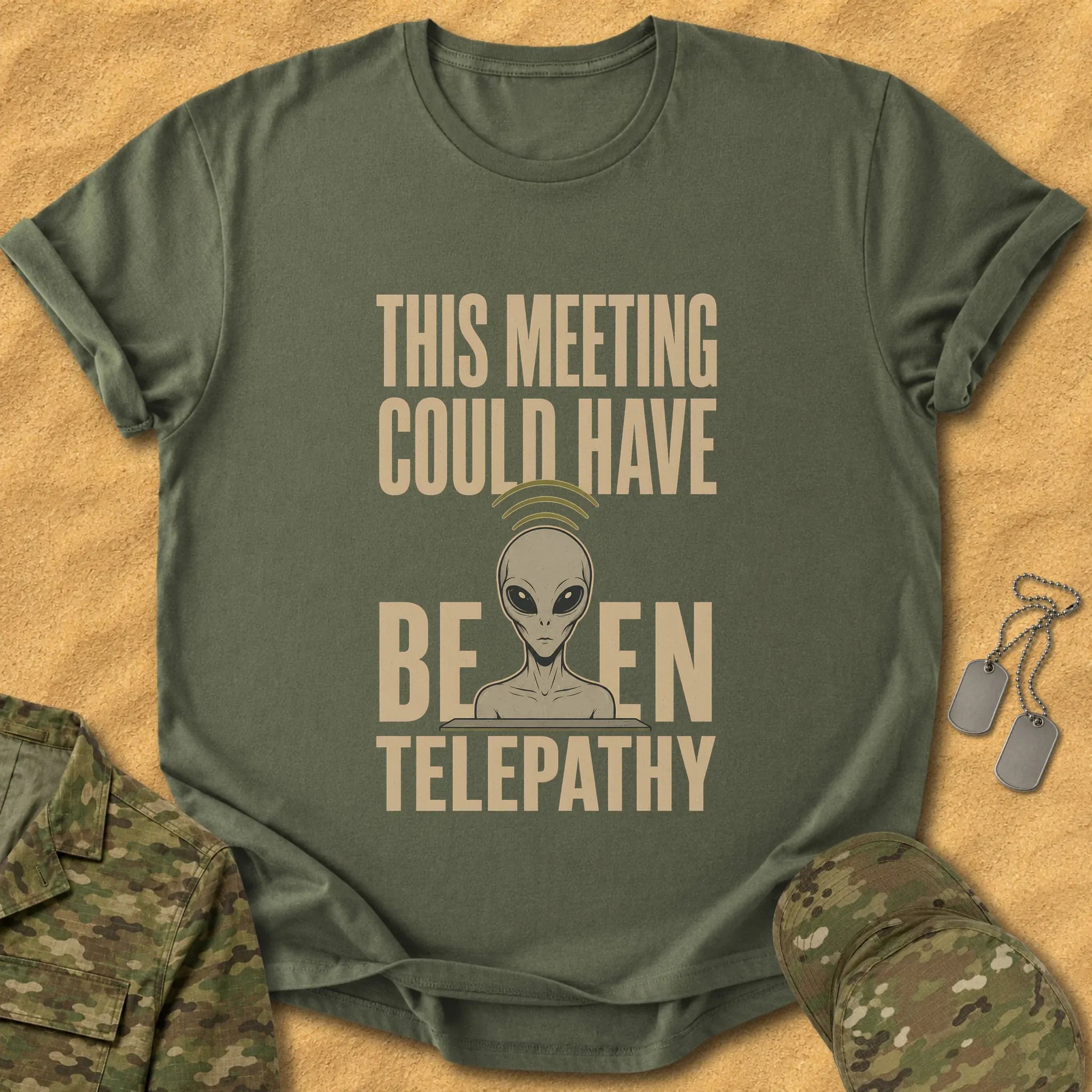T-Shirt Telepathy Meeting T-Shirt