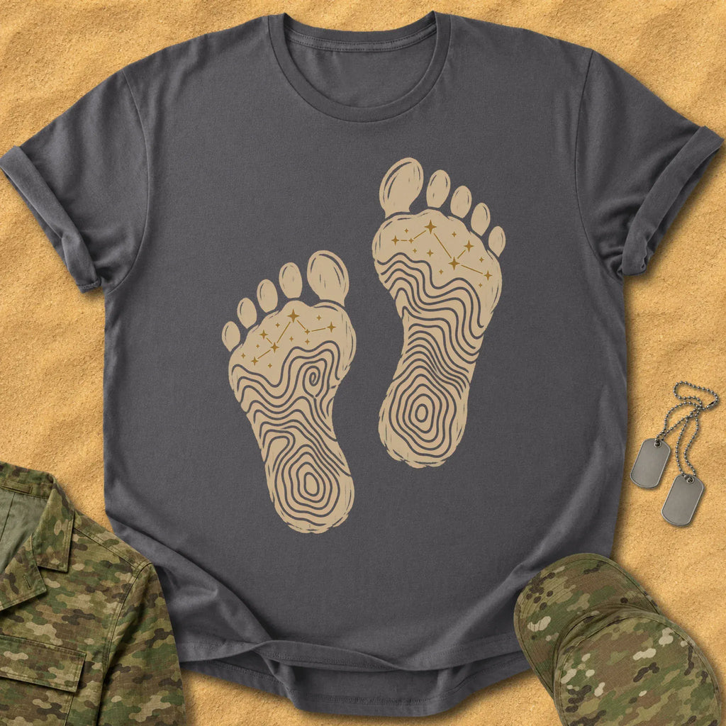 T-Shirt Tracks beyond Map T-Shirt