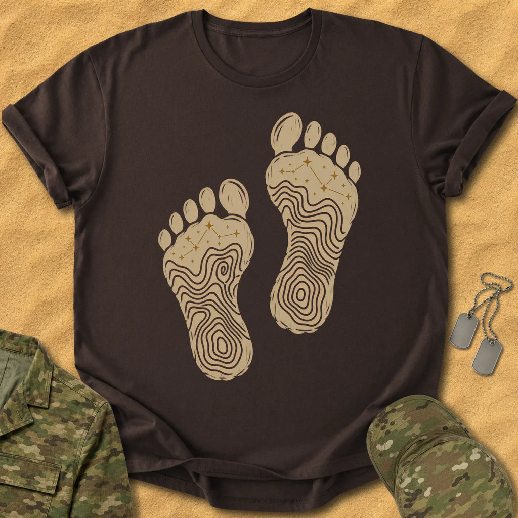 T-Shirt Tracks beyond Map T-Shirt
