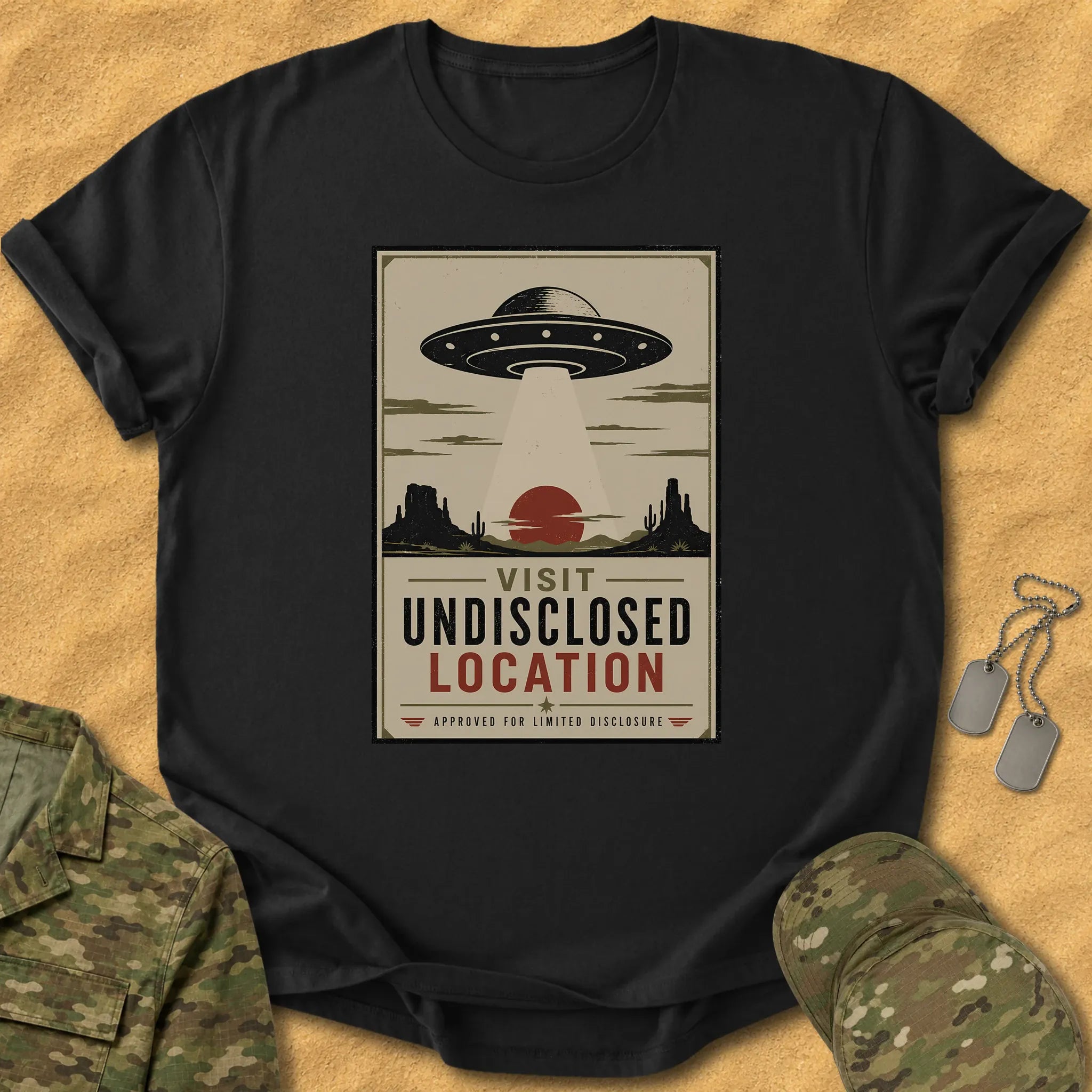 T-Shirt Visit Undisclosed Location T-Shirt