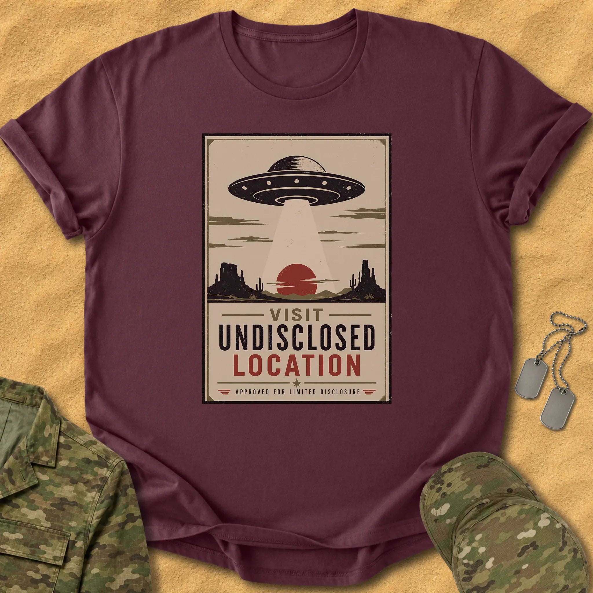 T-Shirt Visit Undisclosed Location T-Shirt