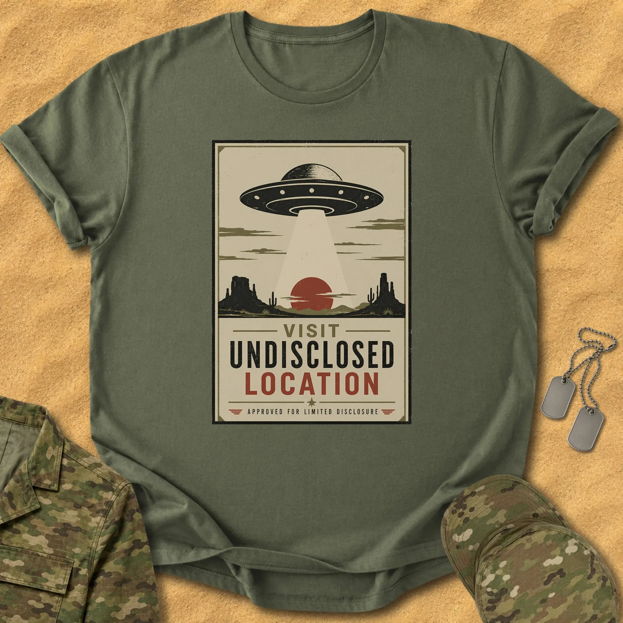 T-Shirt Visit Undisclosed Location T-Shirt
