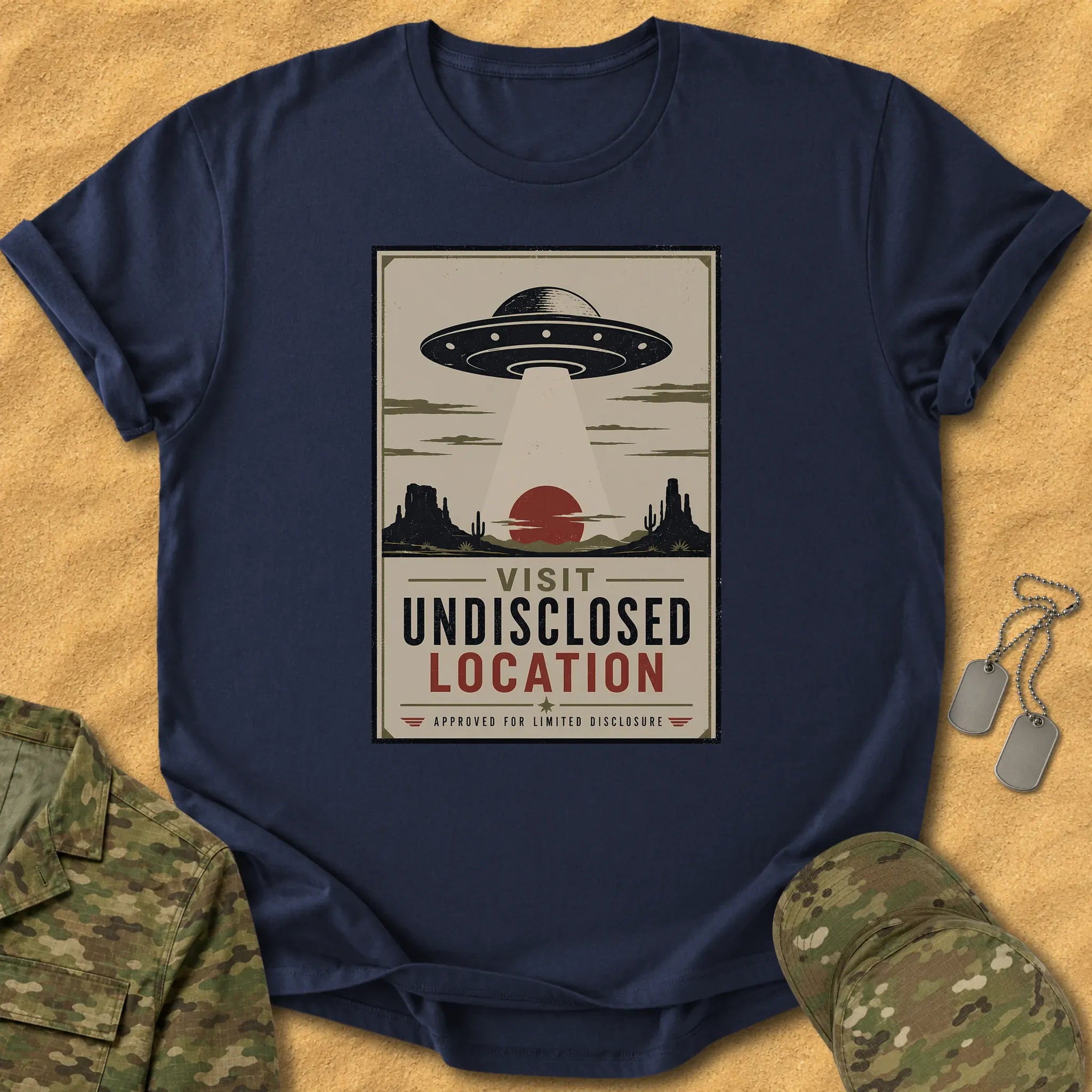T-Shirt Visit Undisclosed Location T-Shirt