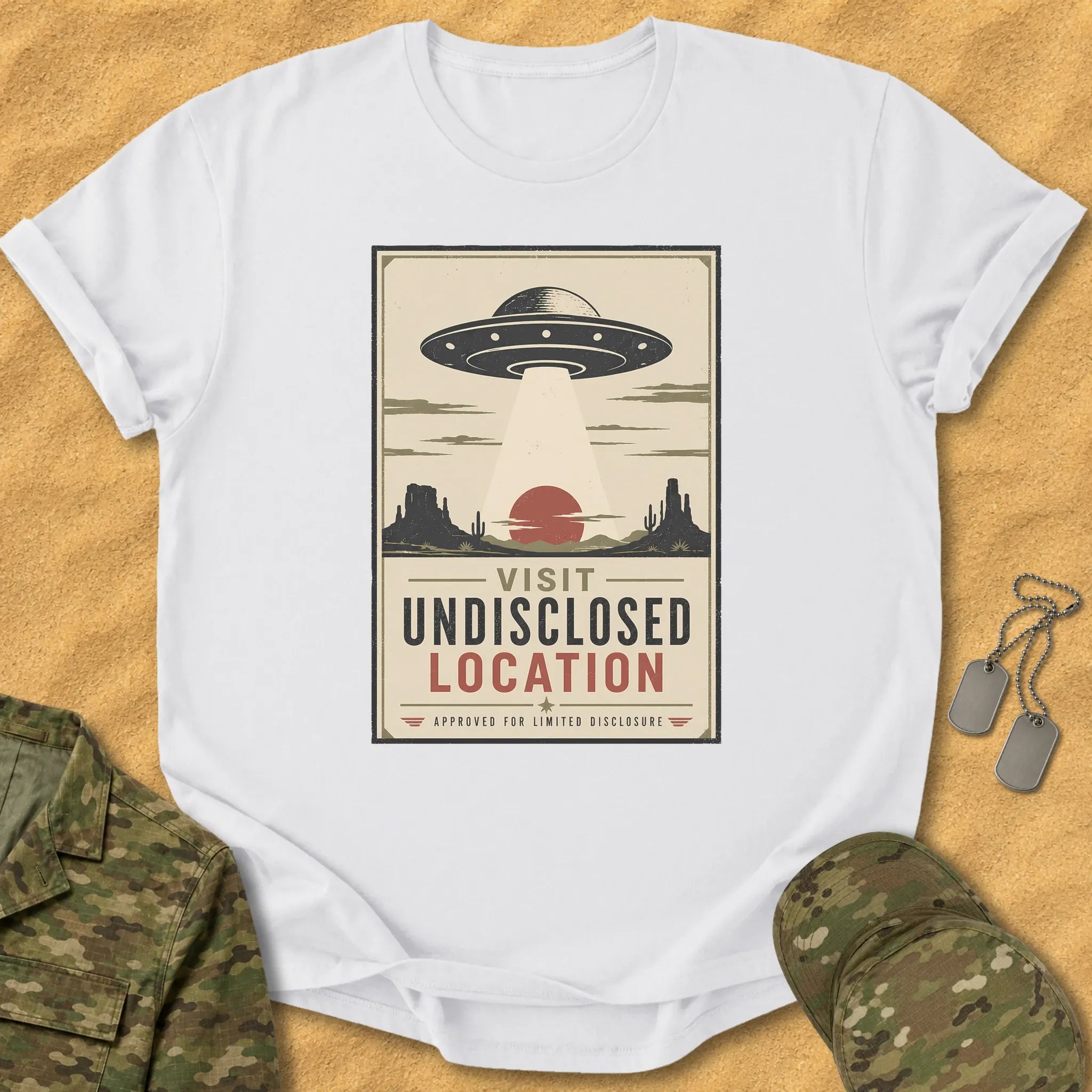 T-Shirt Visit Undisclosed Location T-Shirt