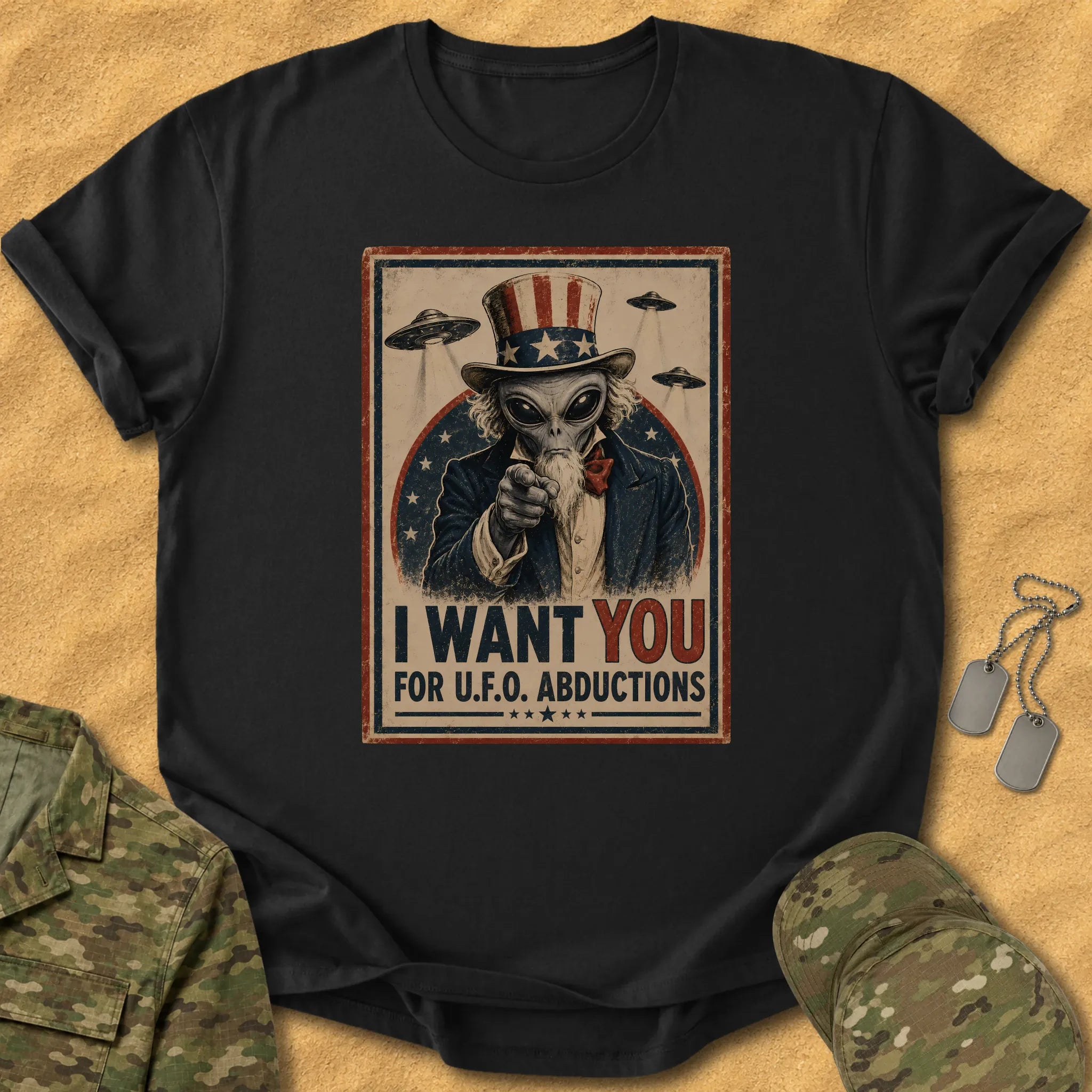 T-Shirt Want You UFO T-Shirt