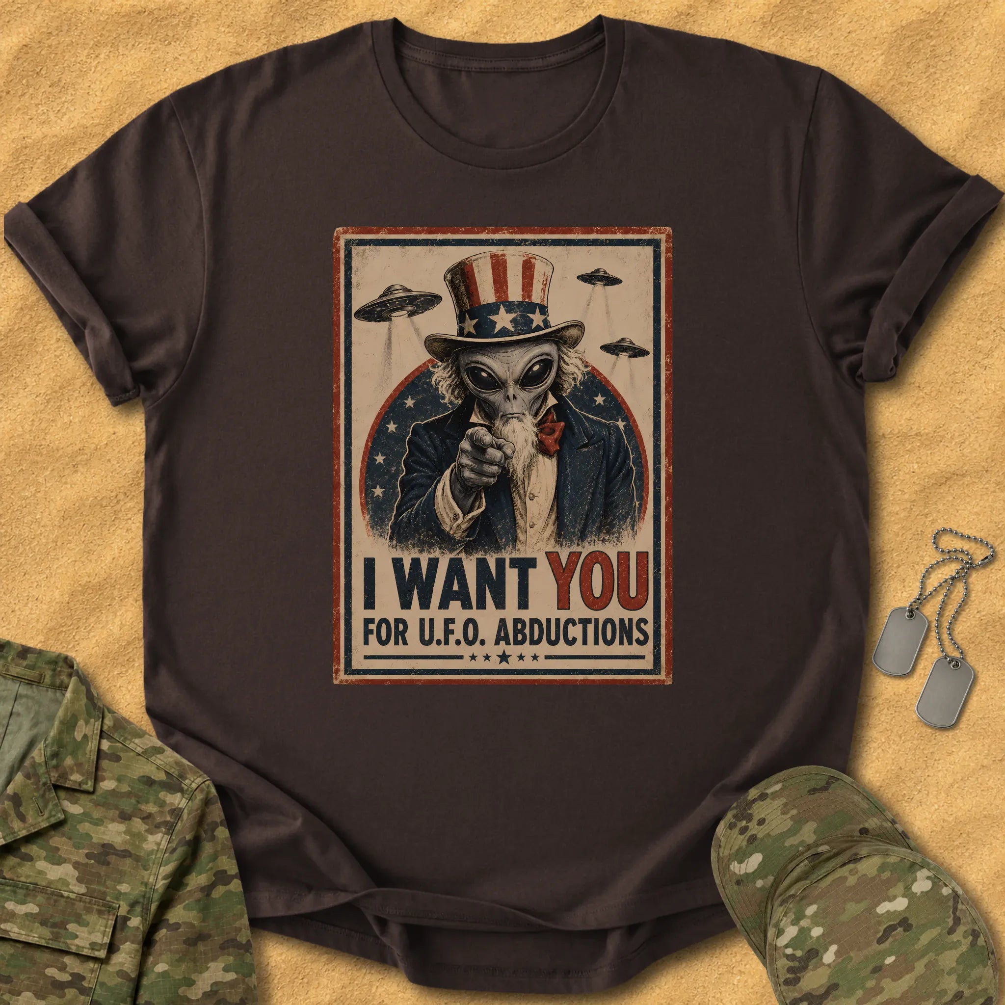 T-Shirt Want You UFO T-Shirt