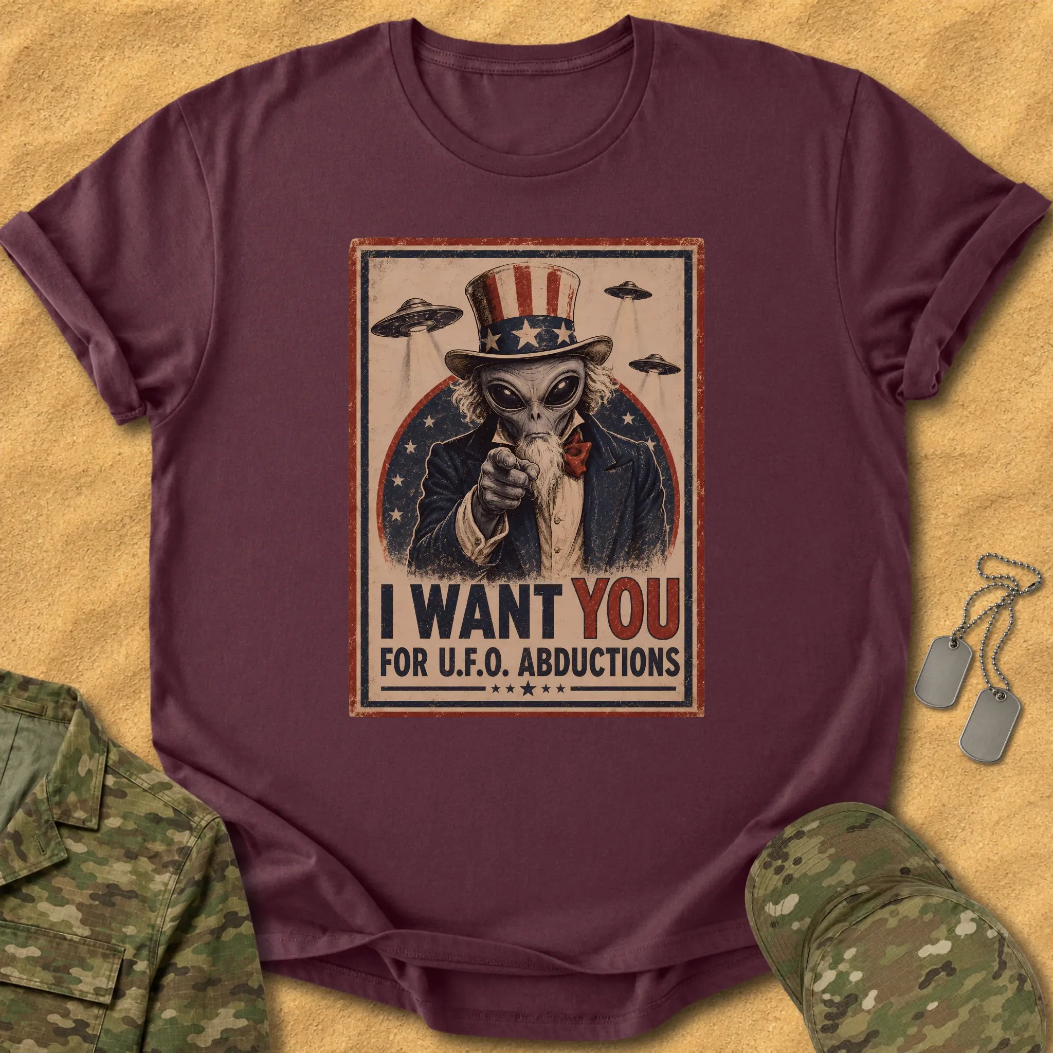 T-Shirt Want You UFO T-Shirt