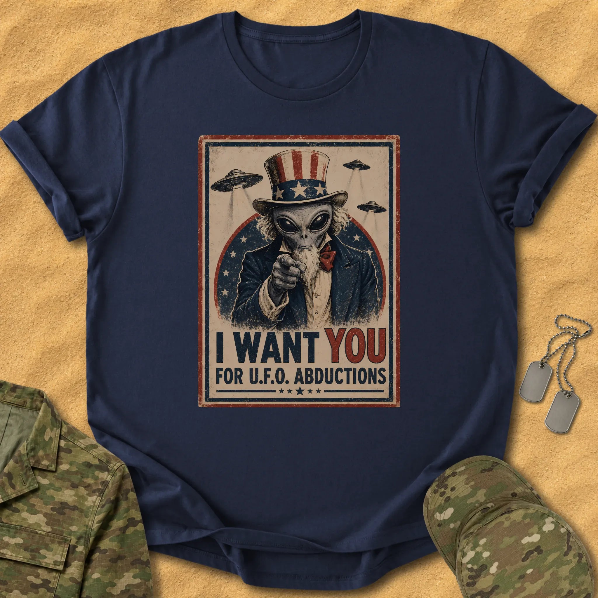 T-Shirt Want You UFO T-Shirt