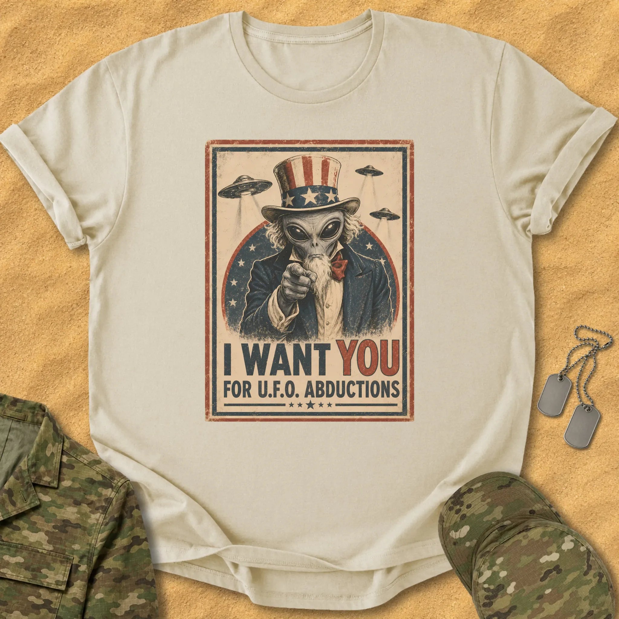 T-Shirt Want You UFO T-Shirt