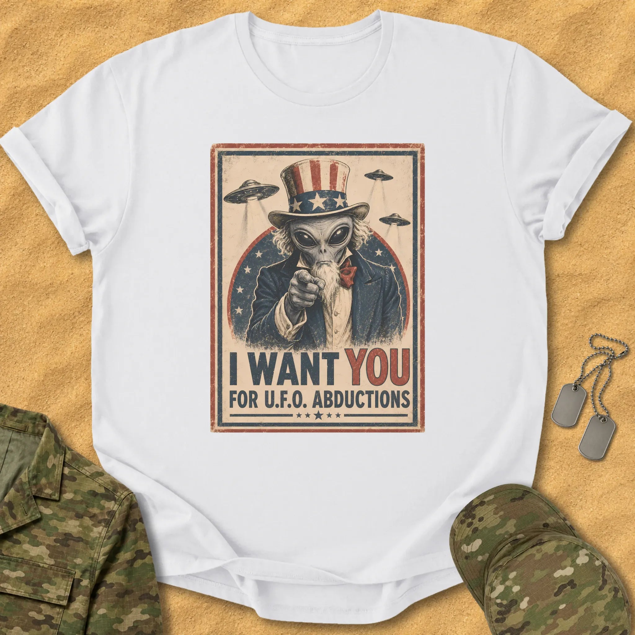 T-Shirt Want You UFO T-Shirt