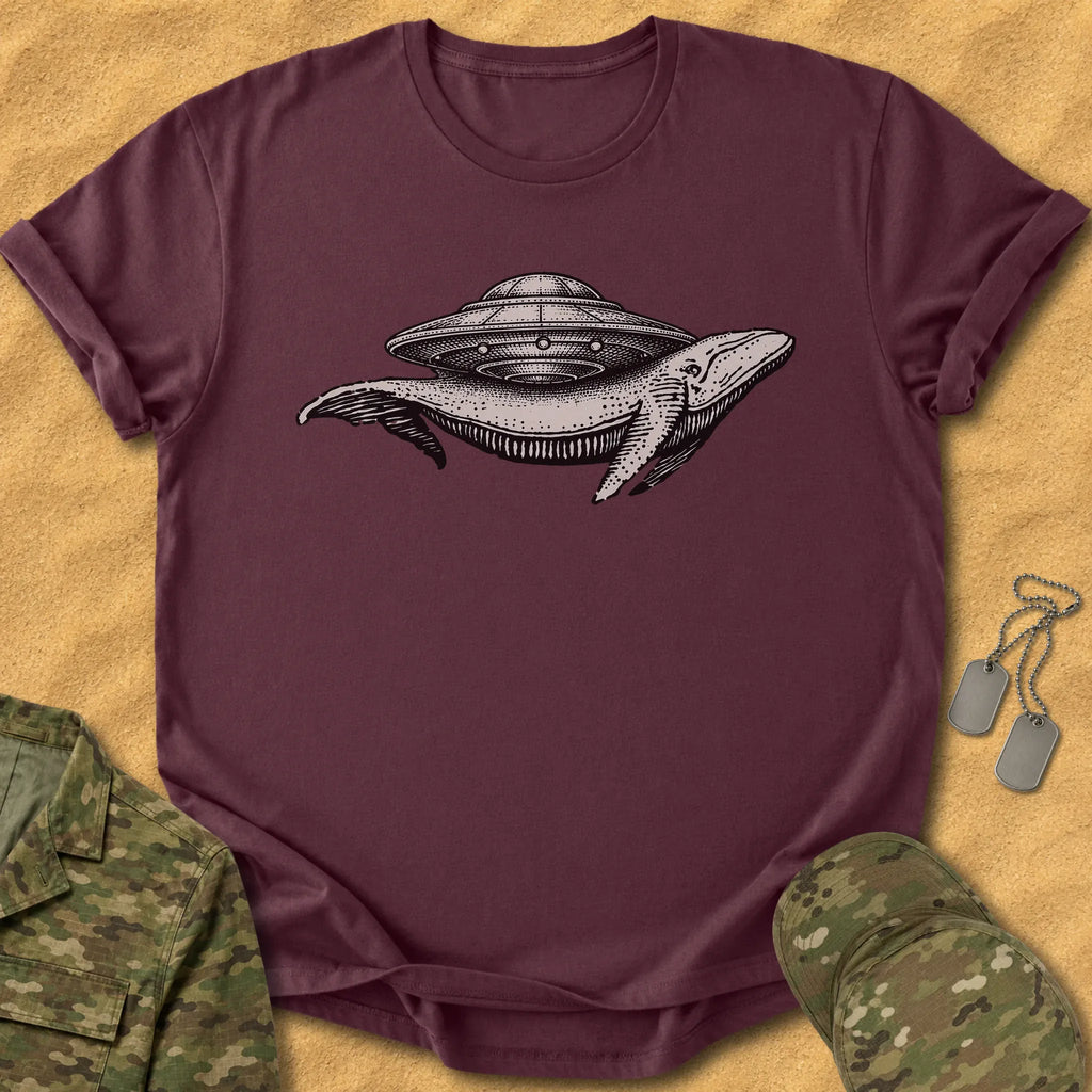 T-Shirt Whale UFO T-Shirt
