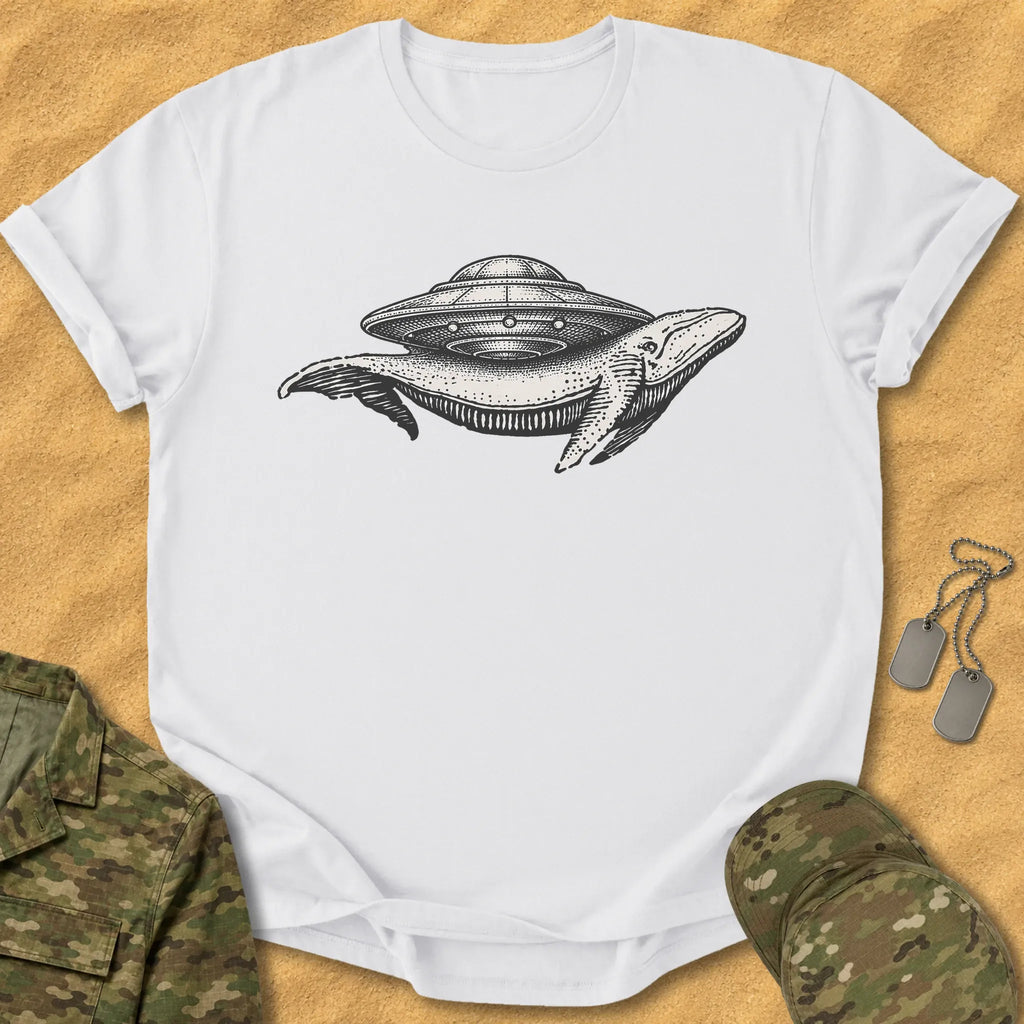 T-Shirt Whale UFO T-Shirt