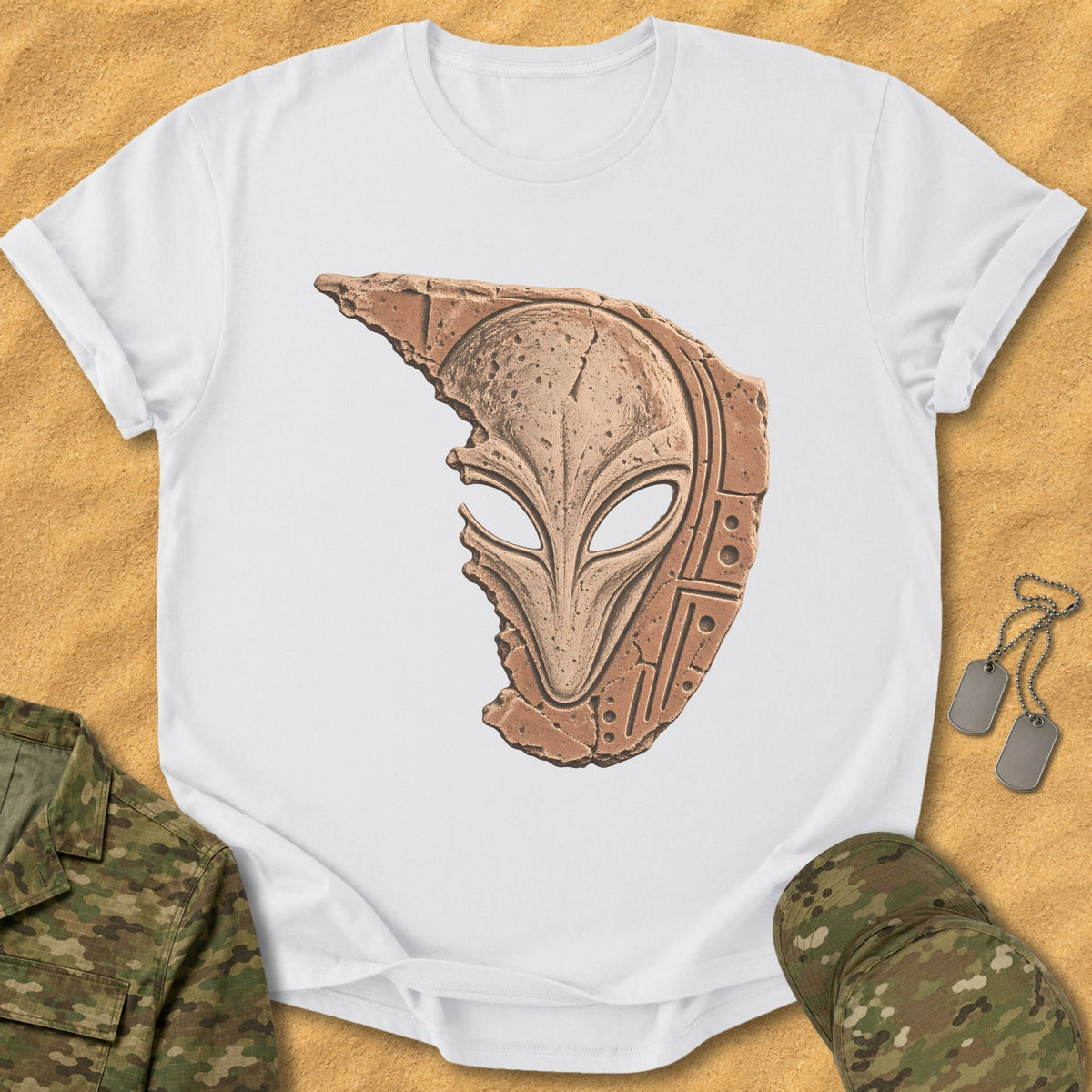T-Shirt Face Excavation T-Shirt
